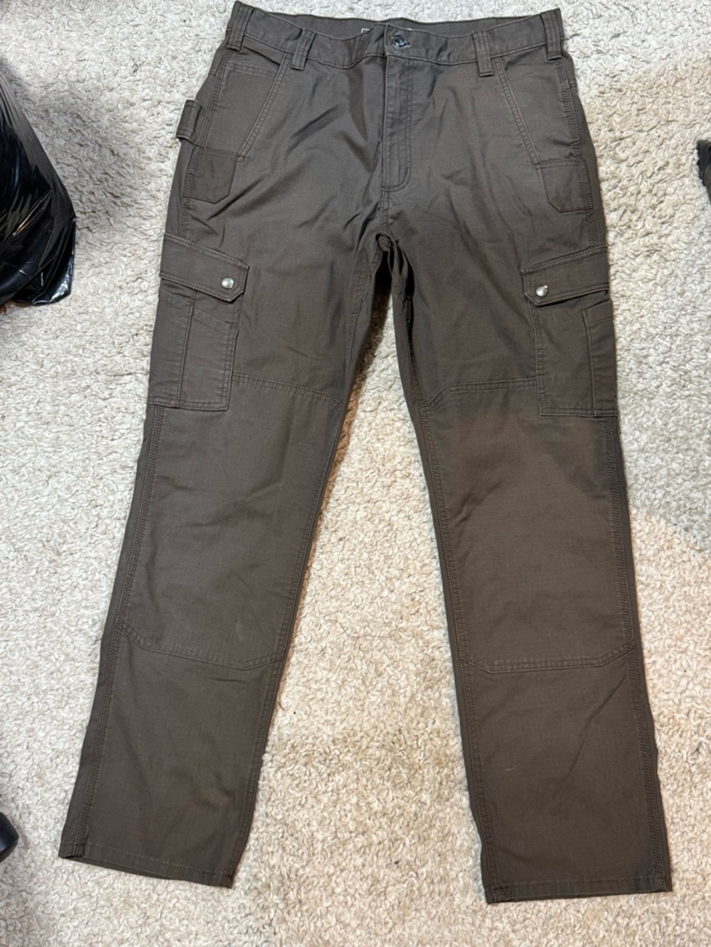 NWOT Carhartt Men's Dark Brown Cargo Pants